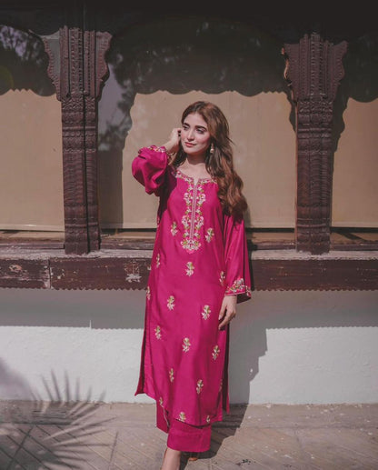 ANAYA Fancy Embroidered Stitched 2 Piece