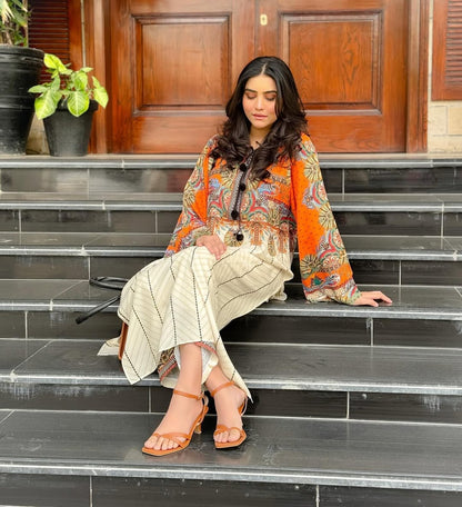 EID COLLECTION ANAYA CO-ORD DIGITAL PRINTED 2PC