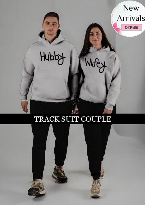 Hubby wifey couple tracksuit pack of 2