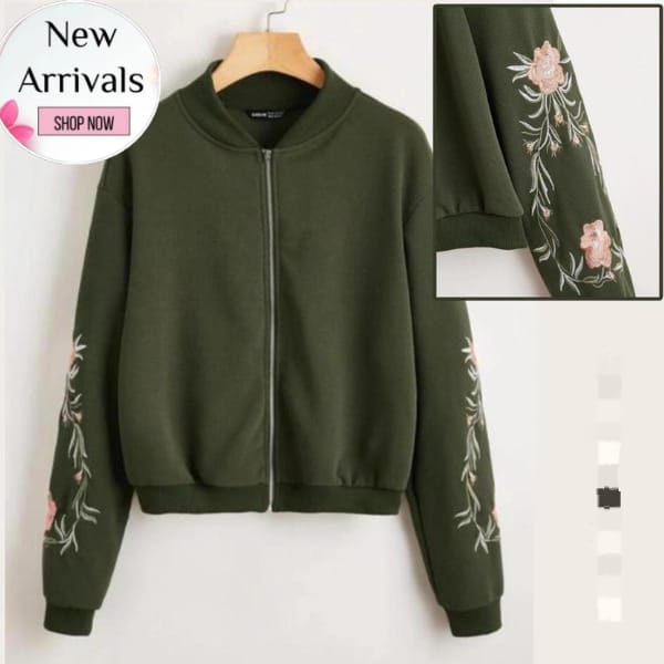 Sleeves Embroidery jacket